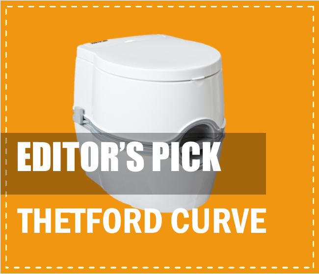 editor's pick: Thetford porta potti curve - white