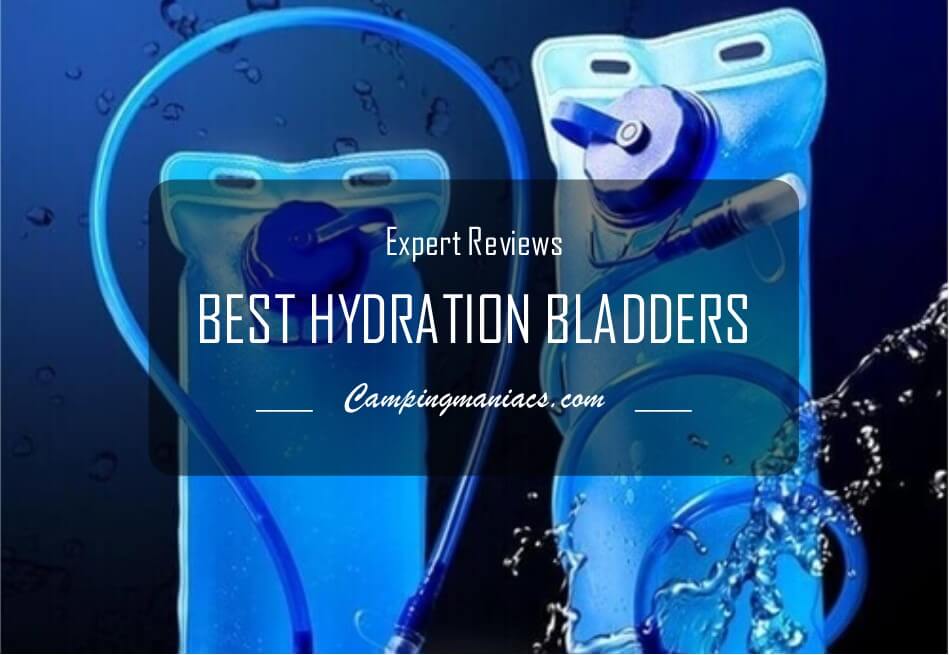 image of hydration bladder with title Best Hydration Bladders