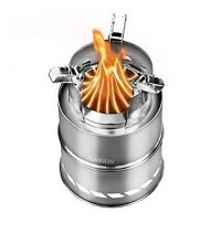 Canway wood burning camp stove for backpacking