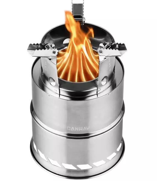 Canway Wood Burning Camp Stove for Backpacking