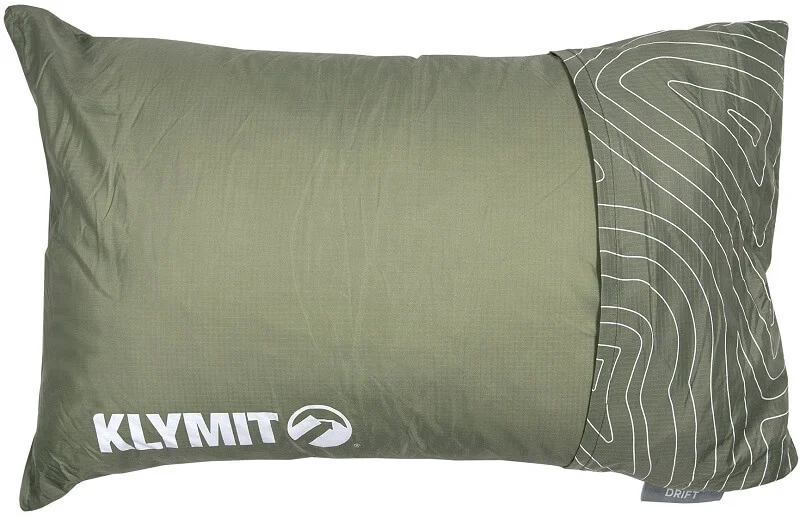 Klymit Drift Camping Pillow, Green Large