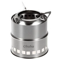 Ohuhu wood burning camp stove for backpacking canister