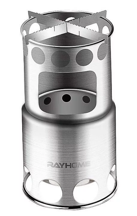 Rayhome Portable Wood Burning Camp Stove for Backpacking