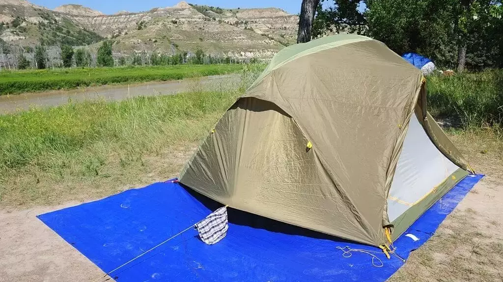 tarp versus tent footprint