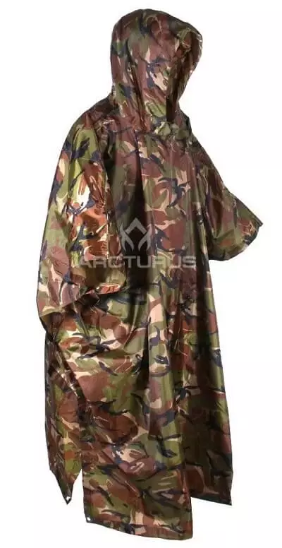 Arcturus Reusable Rain Poncho - Camo