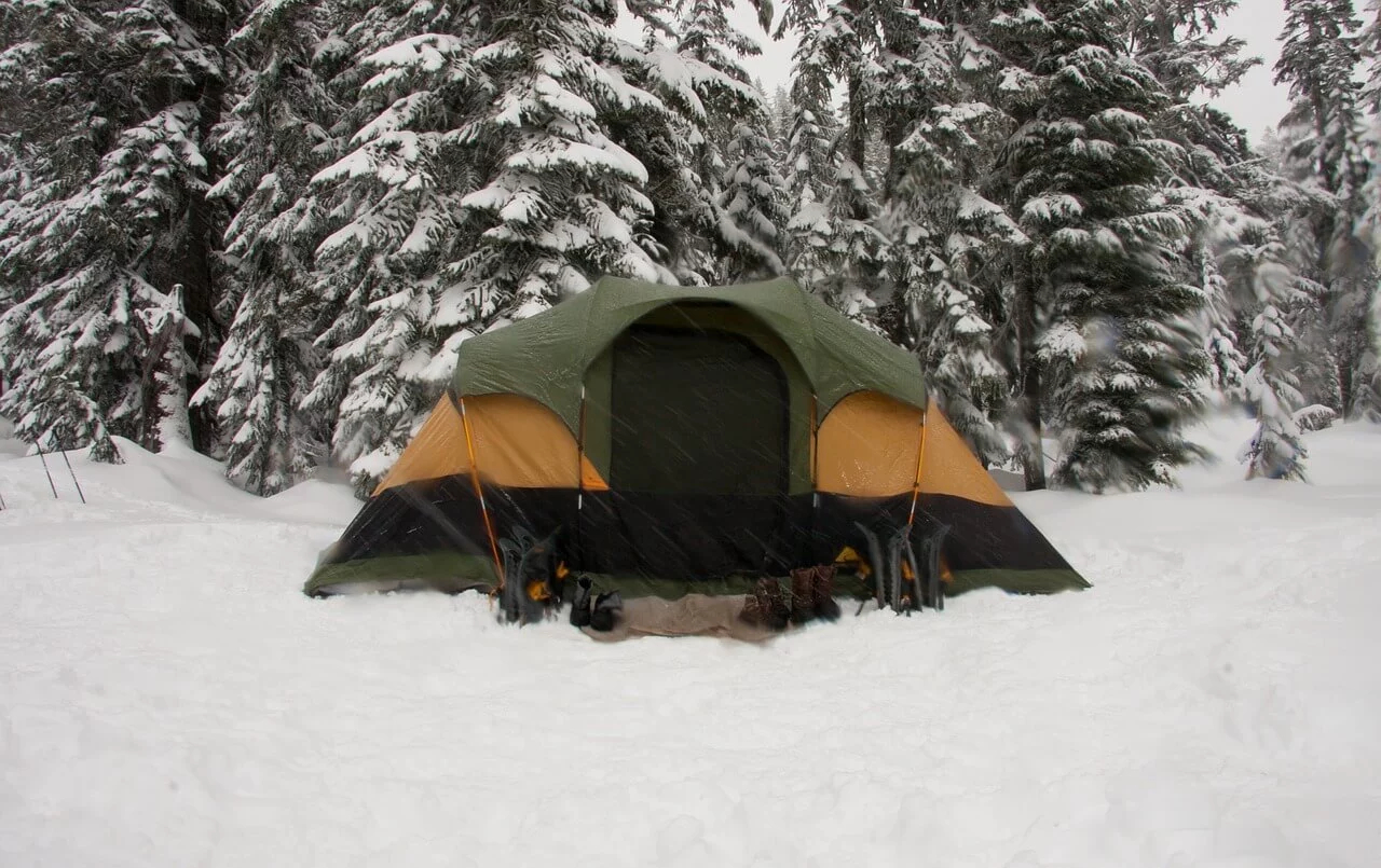 camping in bad weather