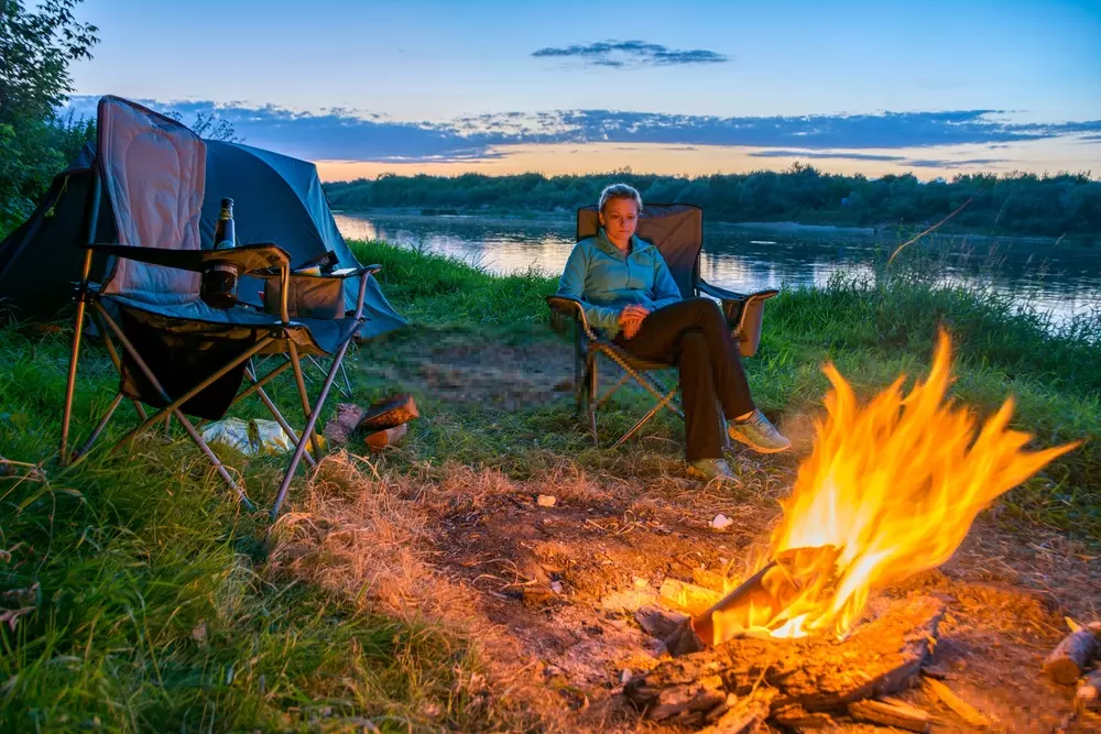 lovely camping scene