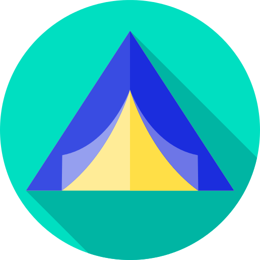 camping tent icon