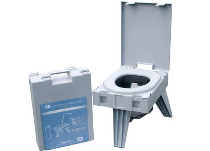 Cleanwaste Go Anywhere Foldable Camping Toilet