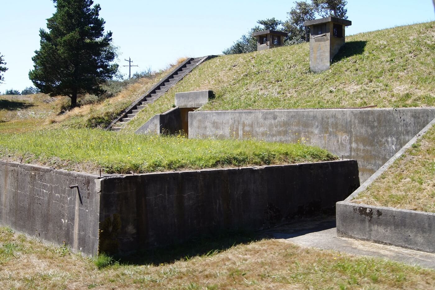 Historic Bunkers at Fort Stevens State Park