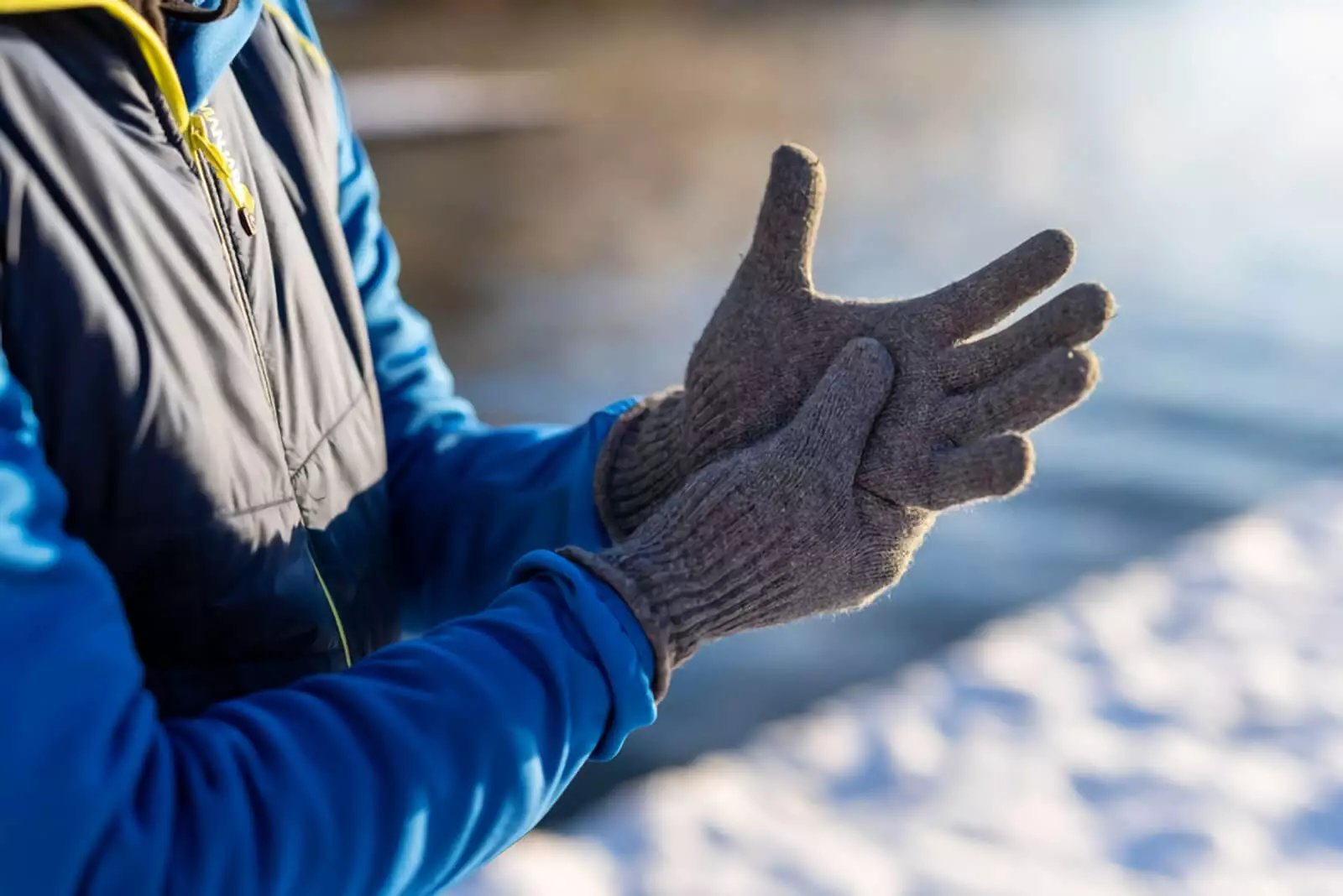 insulating hands is part of layered dressing