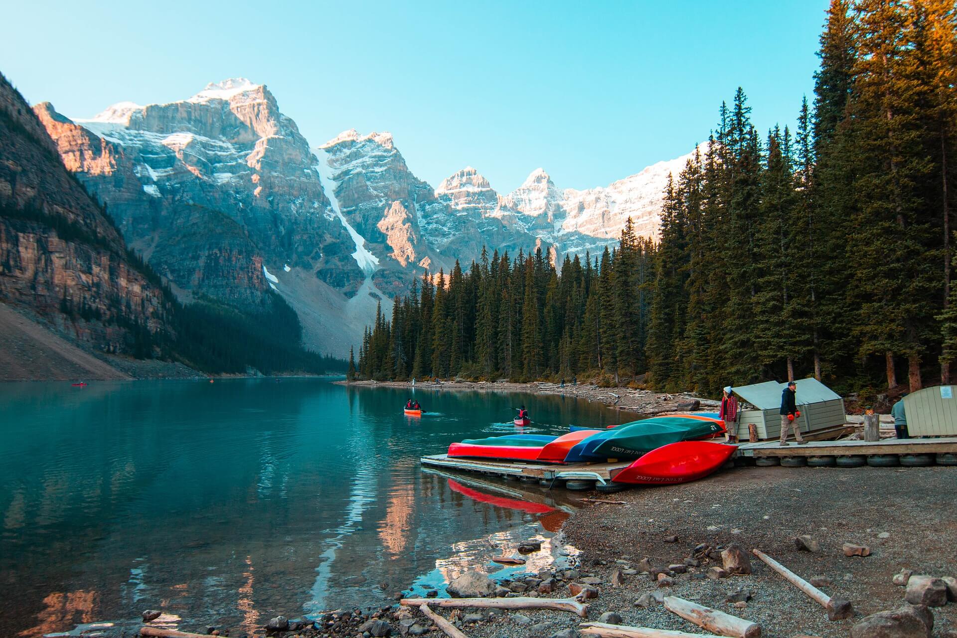 canoe or kayak camping