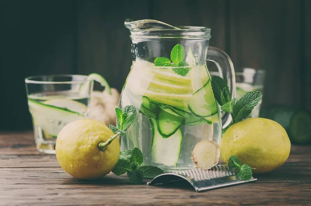 lemon water