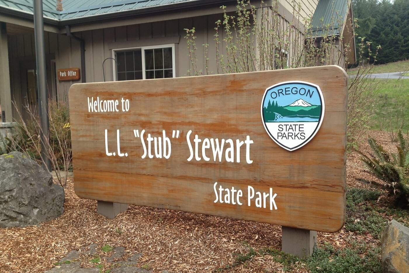 Sign at L.L. Stub Stewart State Park