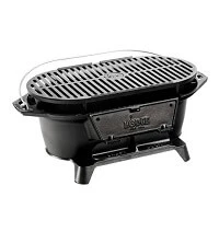 Lodge Cast Iron Sportsman's Charcoal Grill