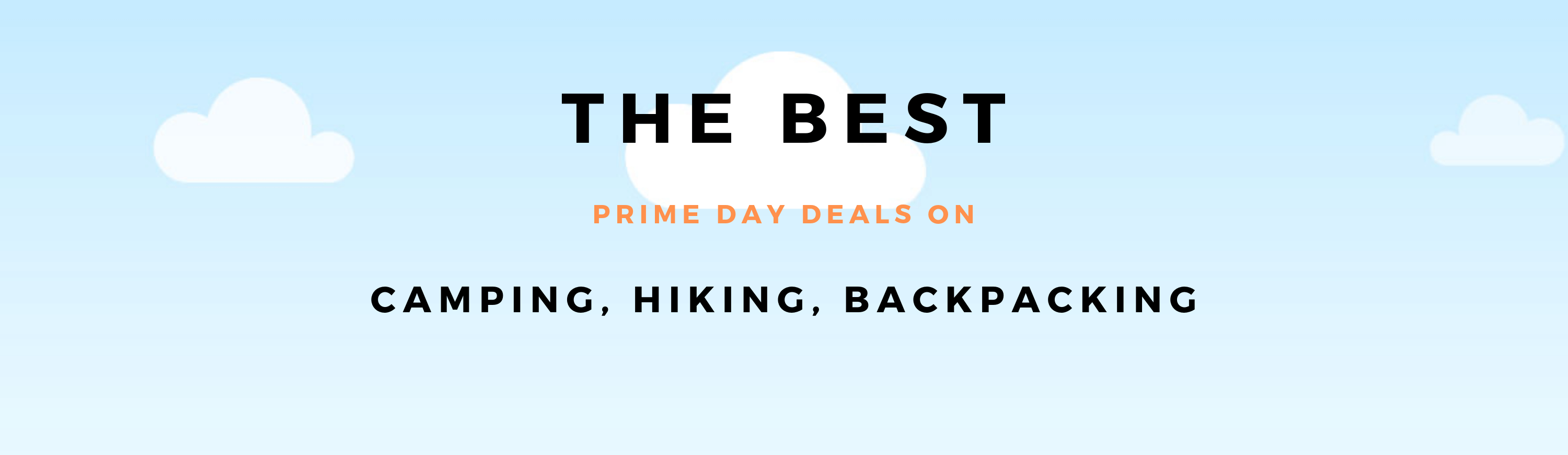 best primeday deals on camping, hiking and backpacking