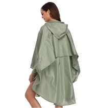 TOAKS SaphiRose hooded rain poncho jacket