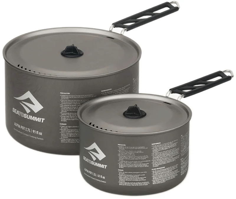 Sea to Summit Alpha Lightweight Aluminum Camping Cook Pot