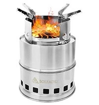 SOLEADER rocket wood burning camp stove for backpacking