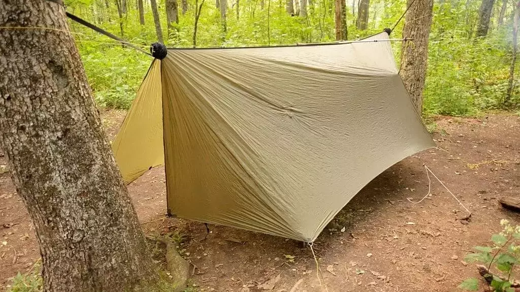 tarp as a tent alternative