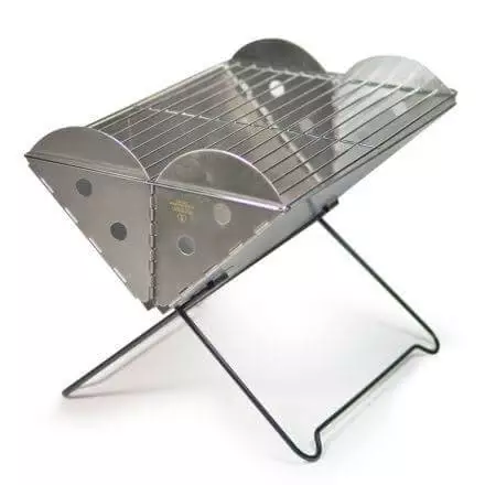 UCO Flatpack Portable Stainless Steel Grill and Fire Pit