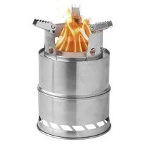 Wealers’ portable rocket wood burning camp stove for backpacking