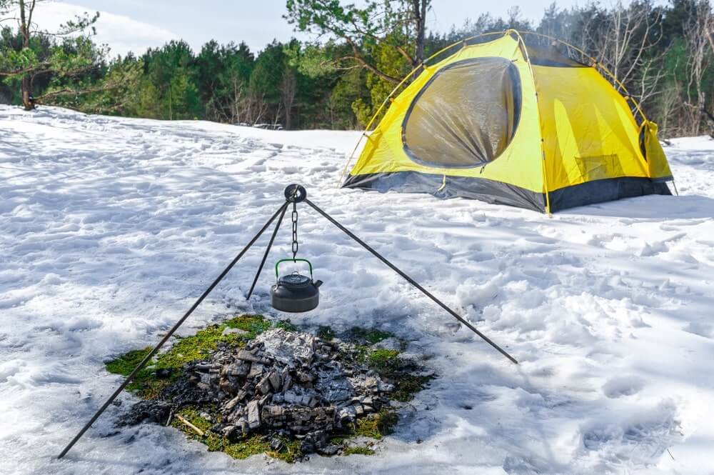 winter camping